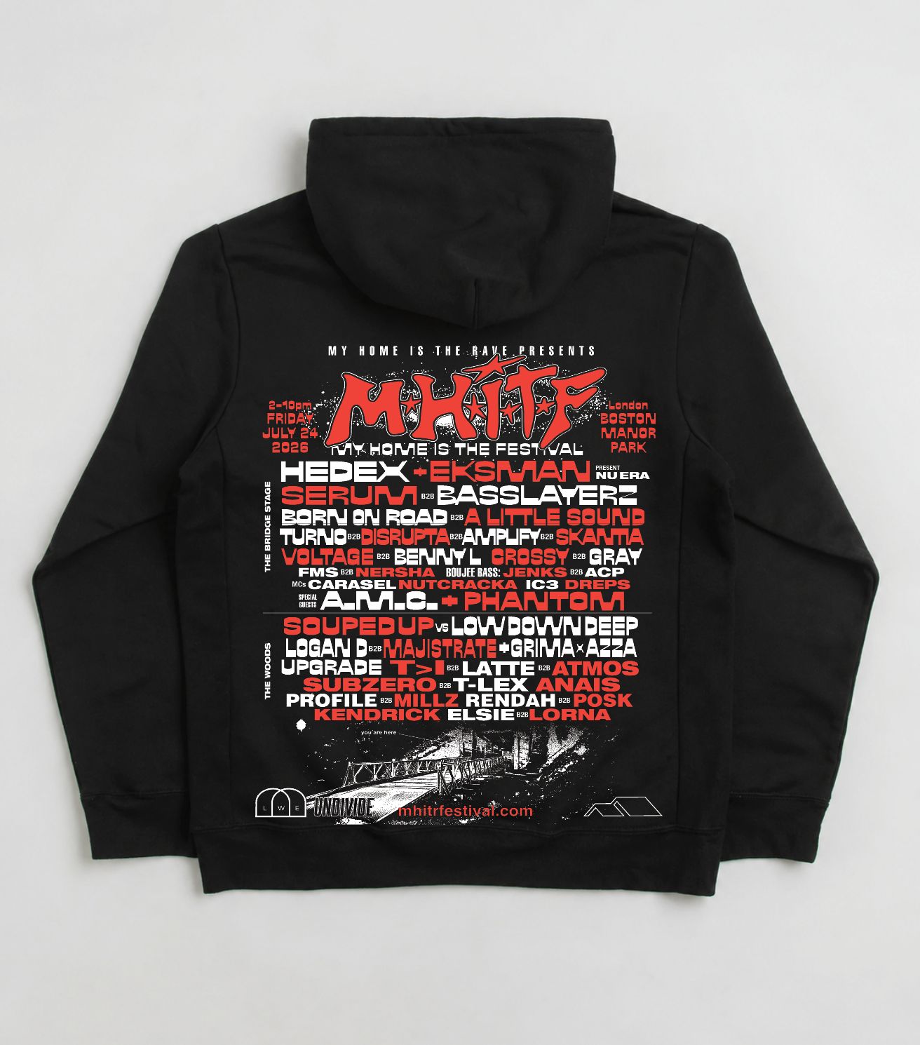 MHITR Festival Hoodie [Black] - PRE-ORDER